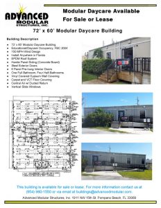 thumbnail of 72 x 60 Daycare Building for Sale or Lease 1779