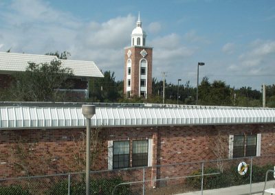 modular school building addition with custom brick exterior finish by Advanced Modular Structures