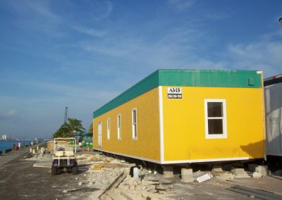 Advanced Modular security screening building for Royal Caribbean, Nassau