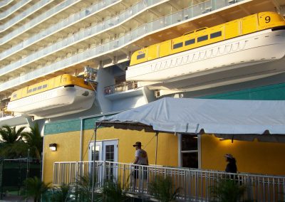 Advanced Modular Structures double wide security building for Royal Caribbean Cruise Lines