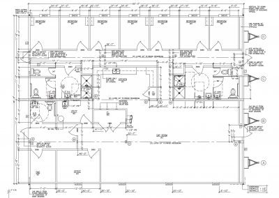 48 x 60 Modular Fire Station Floor Plan