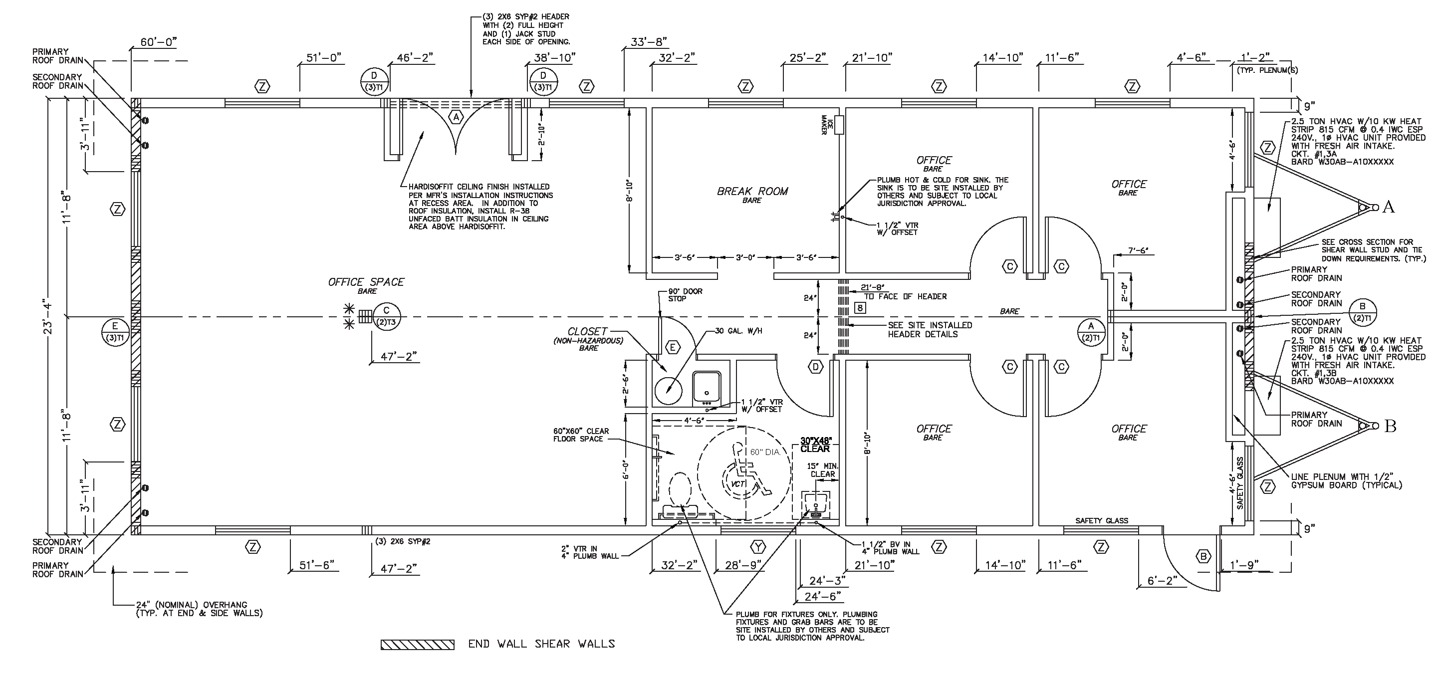 Commercial Floor Plans - Permanent & Relocatable Modular Construction