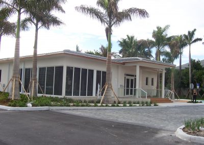 Modular real estate sales office in Boca Raton