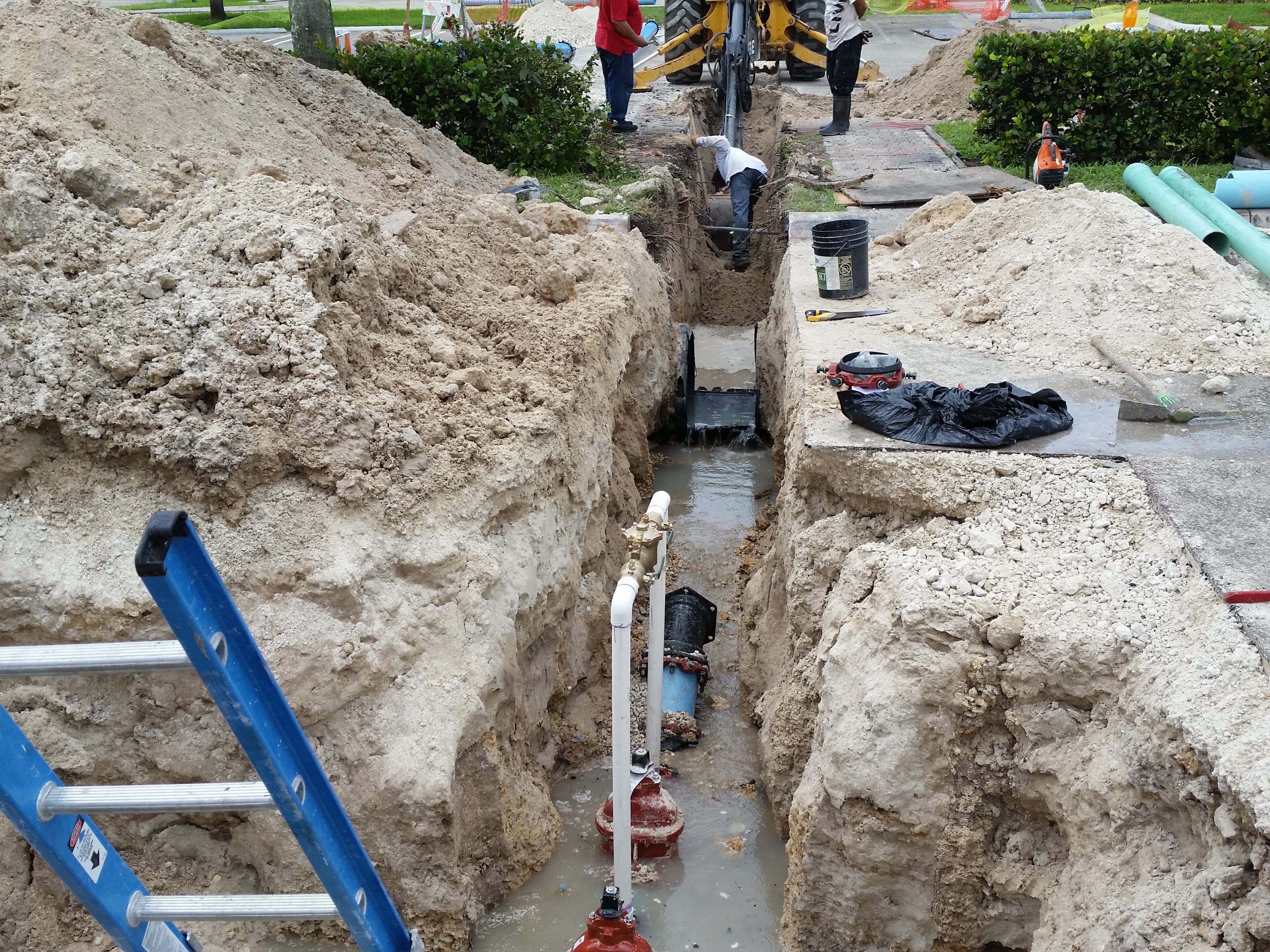 Modular Construction Site Preparation Excavation and site preparation work for modular building installation.