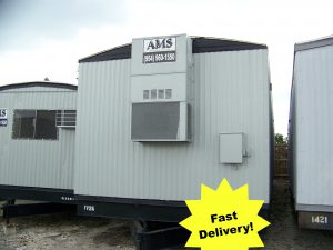 Used construction site office trailer, mobile office trailer, jobsite trailer for sale in Pompano Beach Florida